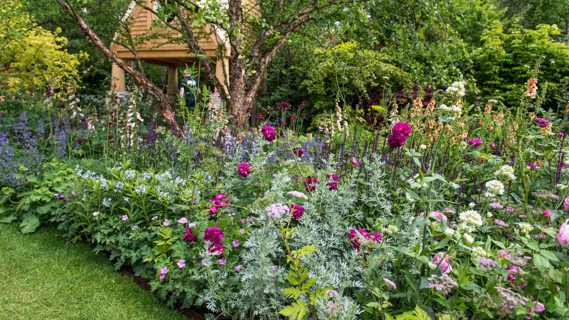 Kleurrijke-vaste-planten-border